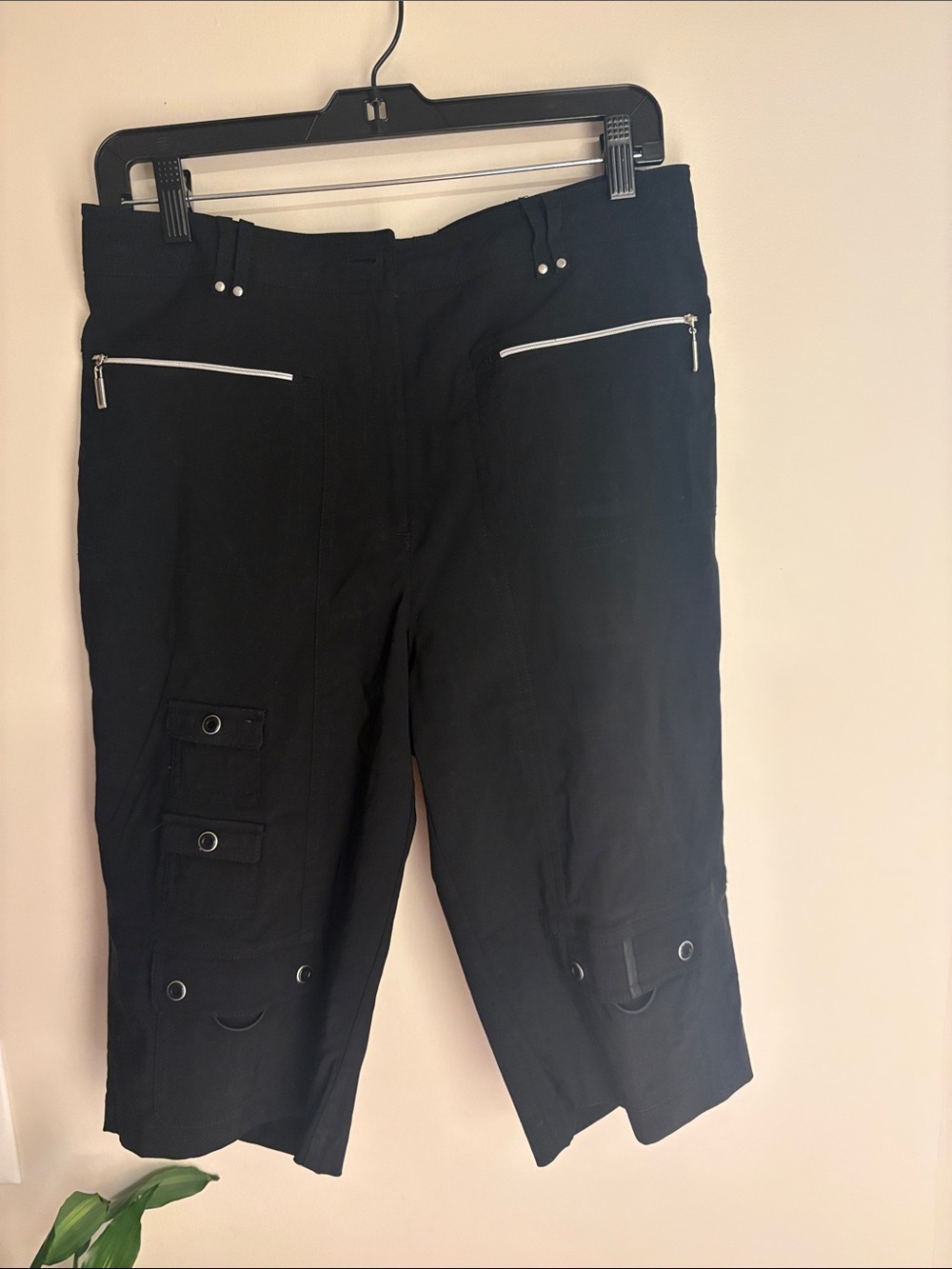 jamie sadock Black Shorts with Accent Stitch
